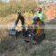HYSOON compact skid steer loader HY280 with 4 in 1 bucket