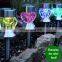 Stainless steel solar decorative garden stake lights waterproof outdoor led garden lights