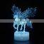 Horse 3D Illusion Lamp Holiday Decor 3D LED Night Light 3D LED Table Lamp