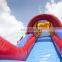 3 Lanes Inflatable Vulcano Slide Kids Bouncy Castle Slide For Sale