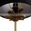 Factory direct sale living room lights resin material luxury gold standing lamps for home decor