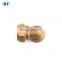 BT6022 galvanized brass copper threaded welded y pipe fitting