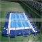 Outdoor Metal Frame Water Park 0.9mm PVC Inflatable Above Ground Metal Frame Swimming Pool Cheap Price Rental For Sale