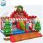 Inflatable Advertising 25ft christmas inflatable santa,outhouse Inflatable Christmas Bouncer Castle decoration