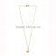 Unisex simple wedding gold fancy long chain necklace designs bulk