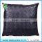 Black Faux Leather Cushion Cover