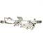 Men's Cufflinks New Crocodile Silver Cuff Lins for Shirt 18mm M3874