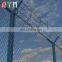 Security Chain Link Airport Fence Top With Barbed Wire