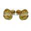 green zinc plated hex slotted flange machine m8 screws