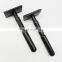 Fancy good Quality Closed Comb Black Stainless Steel Portable Double Edge Safety Razors