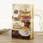 Matt Black Custom Printing Flat Bottom Aluminum Foil Coffee Bags With Valve