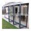 Canada standard commercial powder coating aluminum glass bi fold door