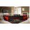 Adjustable headrest U shaped modern design sofa with footrest couch leather sectional living room sofa set