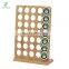 Bamboo Coffee Pod Holder Coffee 35  K-cups Pods Organizer Coffee Display Rack