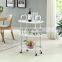 2/3 tier plastic kitchen storage trolley cheap metal tool storage cabinet tool movable trolley rack with wheels