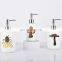 Skymoving New Design Ceramic Liquid Soap Lotion Dispenser with plastic pump