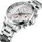 BIDEN 0085 Men's Fashion&Casual Watches Quartz Movement Auto Date Stainless Steel Band Watches