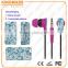 2014 newest gift packaging set Personalized phone cases + earphones (Customized color and patterns)