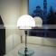 Modern Simple Contemporary Classic Desk Light Pull Switch Bedside Desk Lamp Round Ball Glass Table Lamp