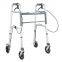 Rollator Walker Adult Double Button Aluminum Walker Frame With 5