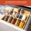 Bamboo 3 Tier Spice Drawer Organizer Spice Rack Organizer Cabinet Insert For Pantry Countertop