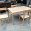 solid elmwood dining table, with 4 chairs