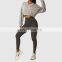 Oversized V Neck Yoga Fitness Sweatshirt Woman Custom Long Sleeves Sport Tank Tops