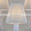ZhongShan Factory Hotel Bedside Wall Lamp Modern Bedroom Wall Mounted Light with Fabric Shade