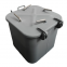 Steel 12V Hatch Cover for Boat Yacht Marine Anti-Corrosive Grey Weather-Tight Inspection Access