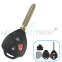 FCC MOZB41TG Remote key 3 button 312Mhz toy43 blade for 2005-2013 Toyota Scion PN 89070-52850 89070-21120