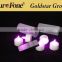 2016 Personalize unique lighting led rechareble 12pcs/set purple candles