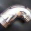 3 inch 90 degree grooved aluminum painted or polished pipe elbow for water truck pipe fittings