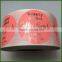 Gloss Paper Colorful Chocolate Label Stickers with gold Stamping