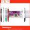 Click Banner pen,scroll ball pen,flag pen for promotion
