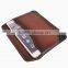 High Grade leather wallet case for ipad mini