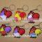 Cheap price cute design pvc rubber keychain