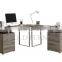 Hot Selling New Fashion design Simple bookcase with study table/ computer desk(SZ-OD467)