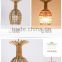 Wooden LED pendant light JK-8005B-33 victorian hotel wood pendant light with factory price