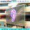 transparent glass led display screen outdoor electronic window curtain led rgb glass see through led display transparent led