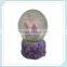 Hotsale resin wedding snowglobe wedding souvenir