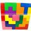 Customized Tetris Maze Game Wooden Educational Toy Tetris Traditional Classical Wooden Toys