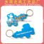 China factory personalize Soft PVC 3d handmade keychain for promo gifts