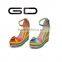 GDSHOE women fancy beautiful wedge heel shoes