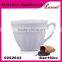 wholesale cheap high quality super white ceramic cup and saucer