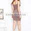 Wholesale Bandage Nude V Neck Dress Celebrity Dress Bodycon for Party