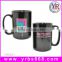 Best selling heat transfer color changing mug ceramic coffee mug by yrbs