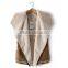 2016 Europe style high -end faux fur vest