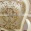 Restaurant Europe furniture white luxury dining chair with arm
