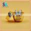 30g glass jar with screw top lid glass jar with lid gold glass jar