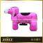 2016 special pink gift for girls,electric ride on stuffed animal toy car with coin systerm or battery